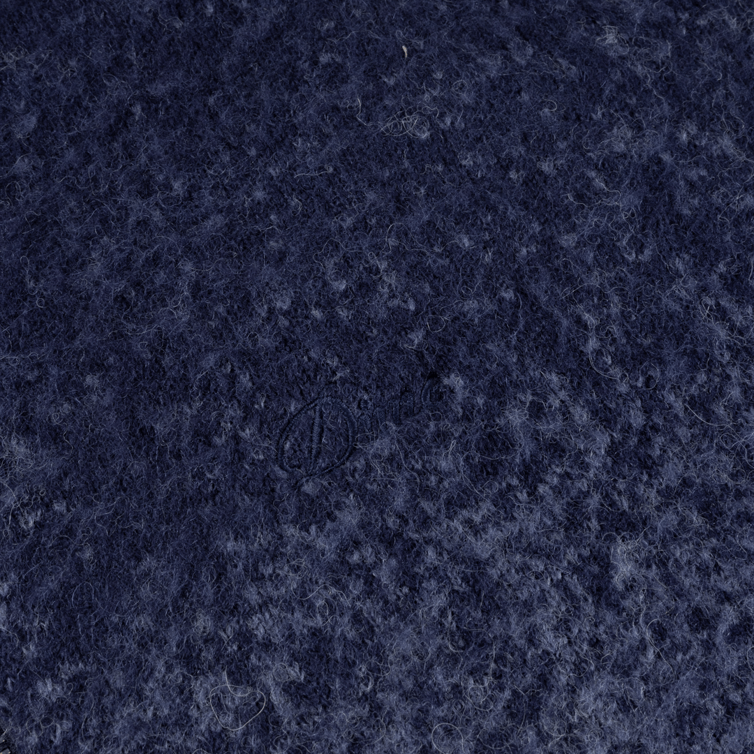 DIME MOHAIR DOUBLE ZIP KNIT MIDNIGHT BLUE | CAN