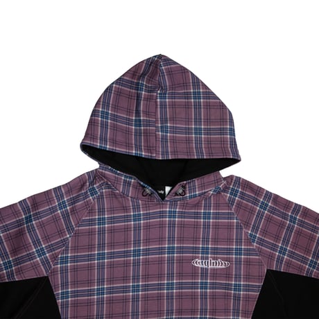 BAGLADY TARTAN WARP HOODIE