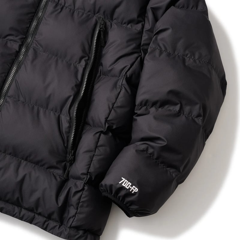 FTC PERTEX® HOODED PUFFY JACKET BLACK | CANOLA