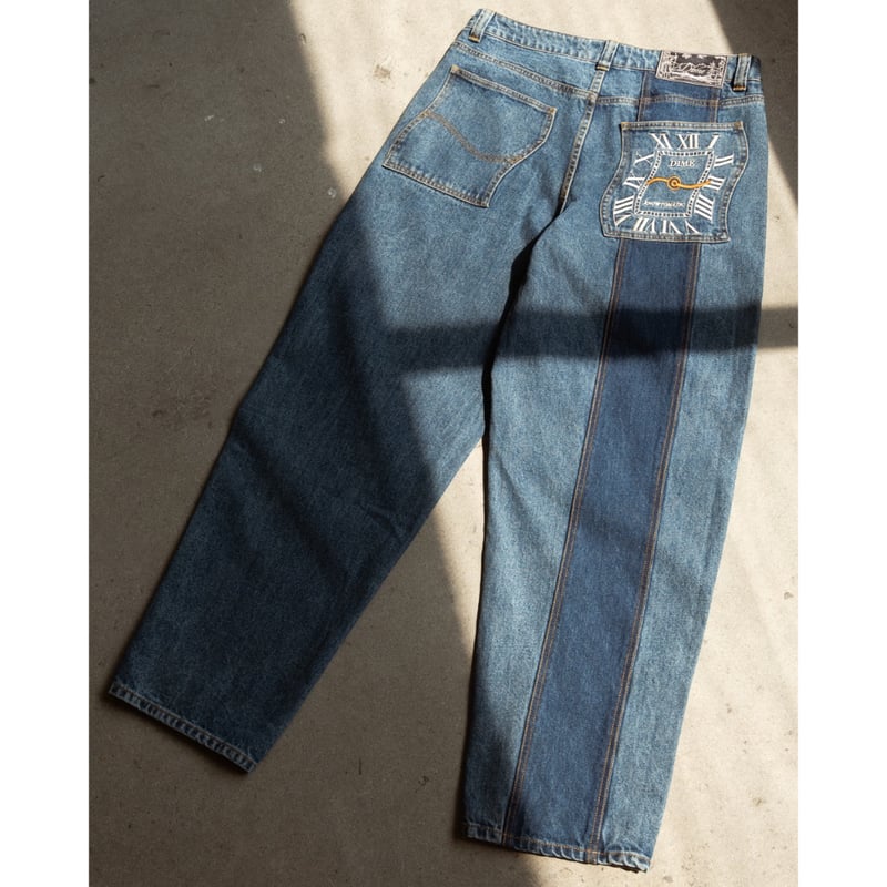 DIME CLASSIC BAGGY DENIM PANTS KNOWTOMATIC BLUE