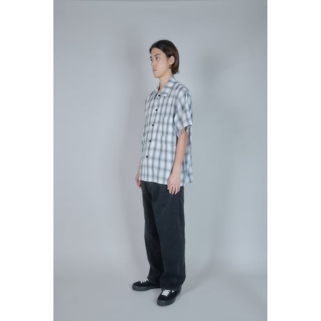 DIASPORA SKATEBOARDS MILL HOMBRE SHIRT BLUE