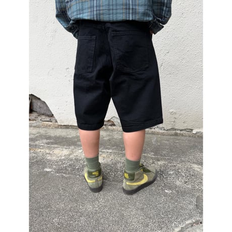 FTC DENIM SHORT BLACK