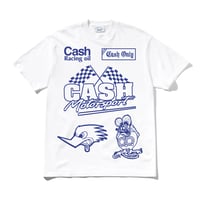 CASH ONLY SERVICE TEE WHITE