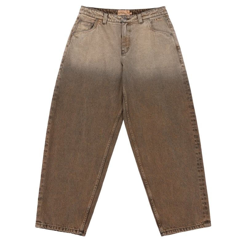 DIME CLASSIC BAGGY DENIM PANTS DIPPED SANDBLAST