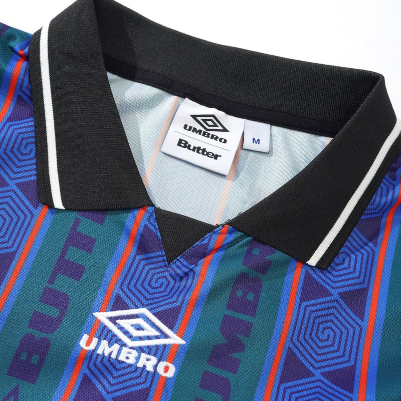 umbro × butter goods vert jersey サイズS Butter Goods/Umbro Vert Jersey Forest/Cobalt – Theory Skate Shop