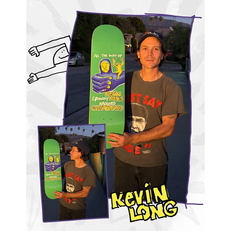 KROOKED SPANKY GUEST PRO DECK 8.25 | CANOLA SKA