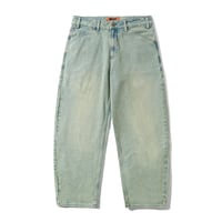 BUTTER GOODS TRIM DENIM JEANS SUNFADE BLUE
