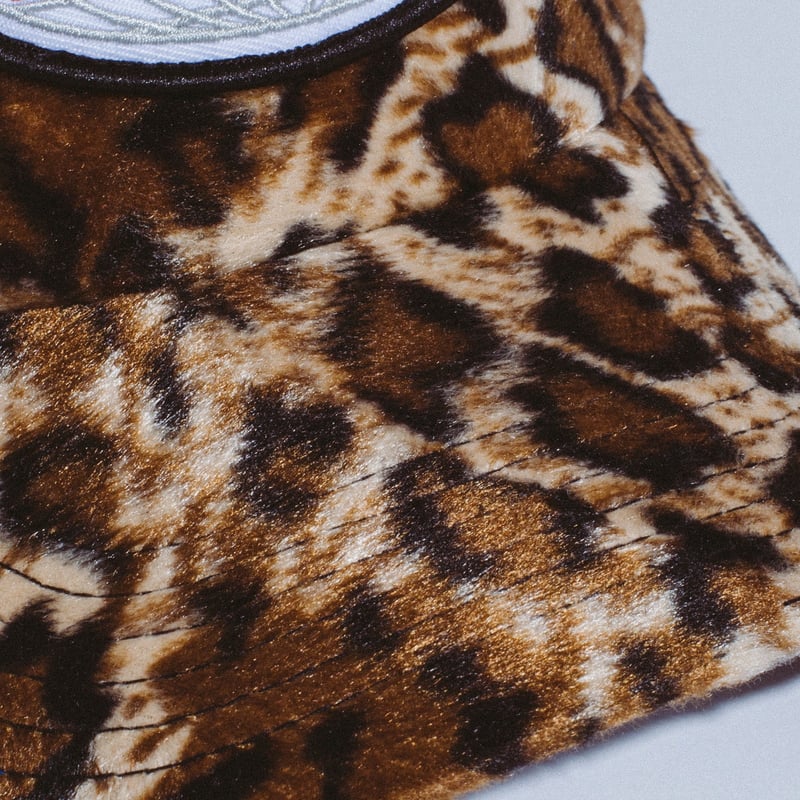 FUCKING AWESOME FUZZY LEOPARD HAT BROWN LEOPARD