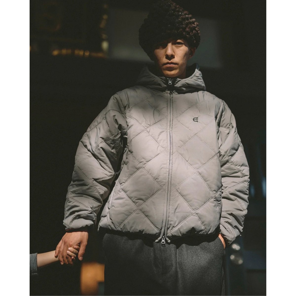 EVISEN LIGHT QUILTED DOWN JACKET GREY | CANOLA