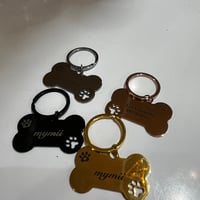 ドッグタグ  オリジナル 刻印 ボーンタグ / ペット迷子札（犬・猫用）