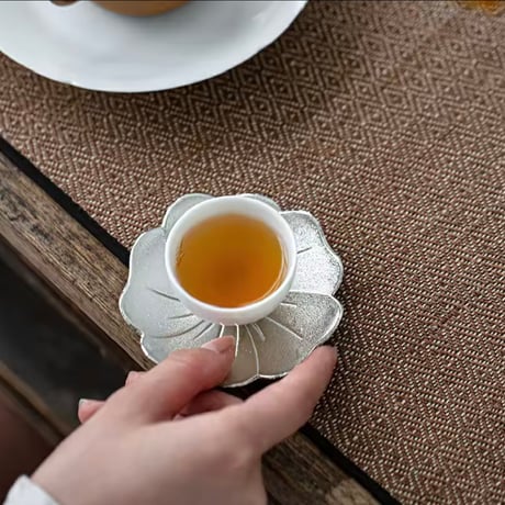 お花の茶托 小皿