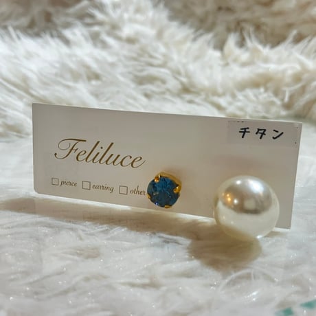2way ピアス  by feliluce agu