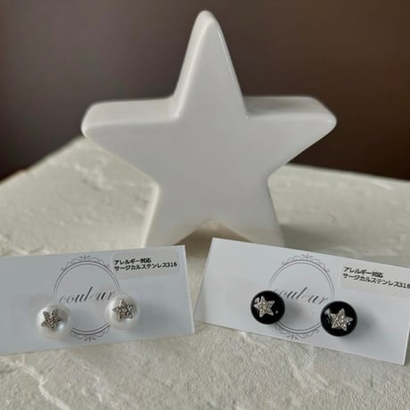 putit star★はちさん  ピアス/イヤリング