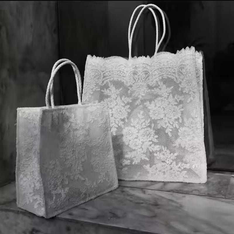 bibiy レースバッグ BIBIY. MADE | B. FLORET BOX BAG WHITE｜Bibiy.