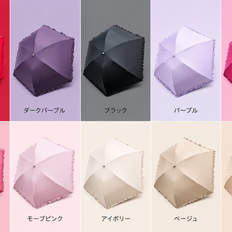 キラキラフリルアンブレラ