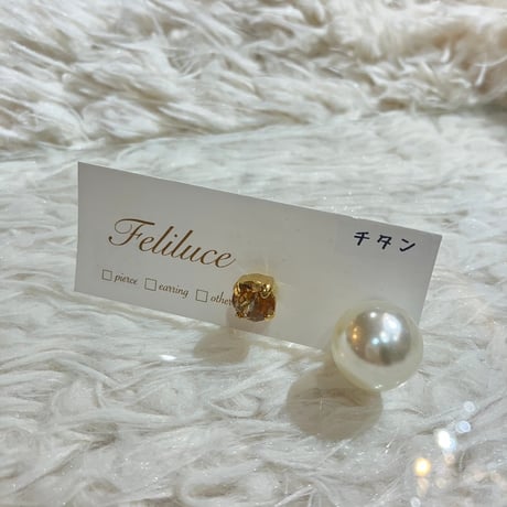 2way ピアス  by feliluce agu