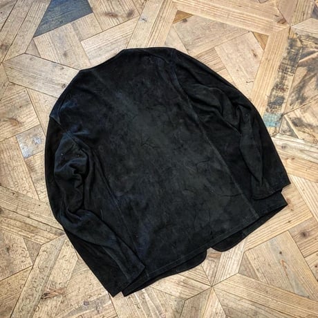 CWORKS【Biscuits / ﾋﾞｽｹｯﾂ】Deer suede (BLACK)(FINE CREEK )