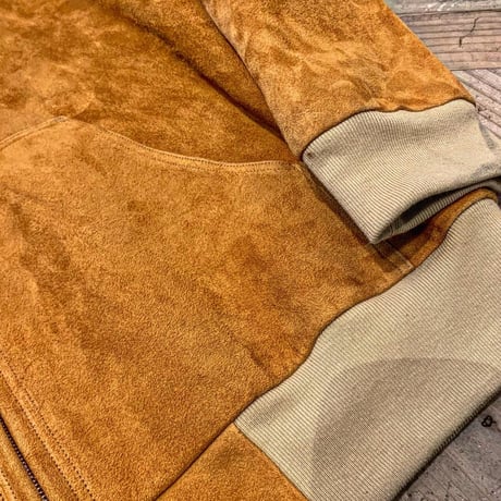 CWORKS【Crispy / ｸﾘｽﾋﾟｰ 】Deer suede (CAMEL)(FINE CREEK )