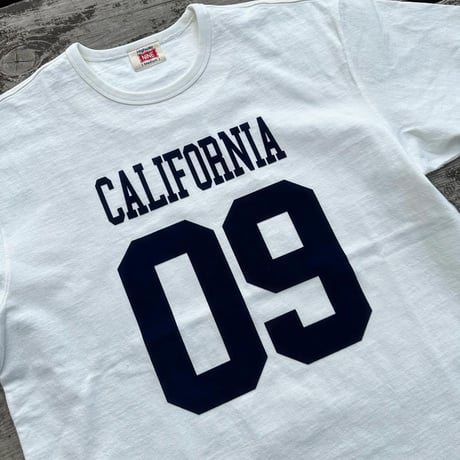 HIGHWAY NINE ハイウェイナイン C-NECK 10/-TENJIKU ROUGH FIT S/S PRINT Tee「CALIFORNIA」(042006)