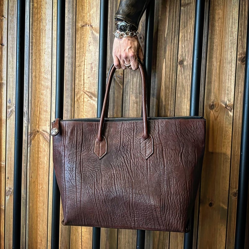 Dutch Leather Company × MASAYOSHI Zip Tote Bag