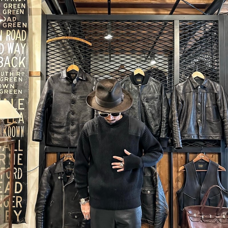 MOSSIR FINE CREEK LEATHERS ニット 42インチ MOSSIR(モシール)【LIttle John / command sweater】(FIN
