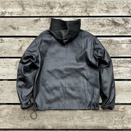 MOSSIR 【Lesley / ﾚｲﾘｰ】stretch leather parker (ﾌｧｲﾝｸﾘｰｸ)