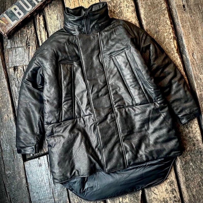 CWORKS【Len / レン】Leather MONSTER PARKA (FINE CRE