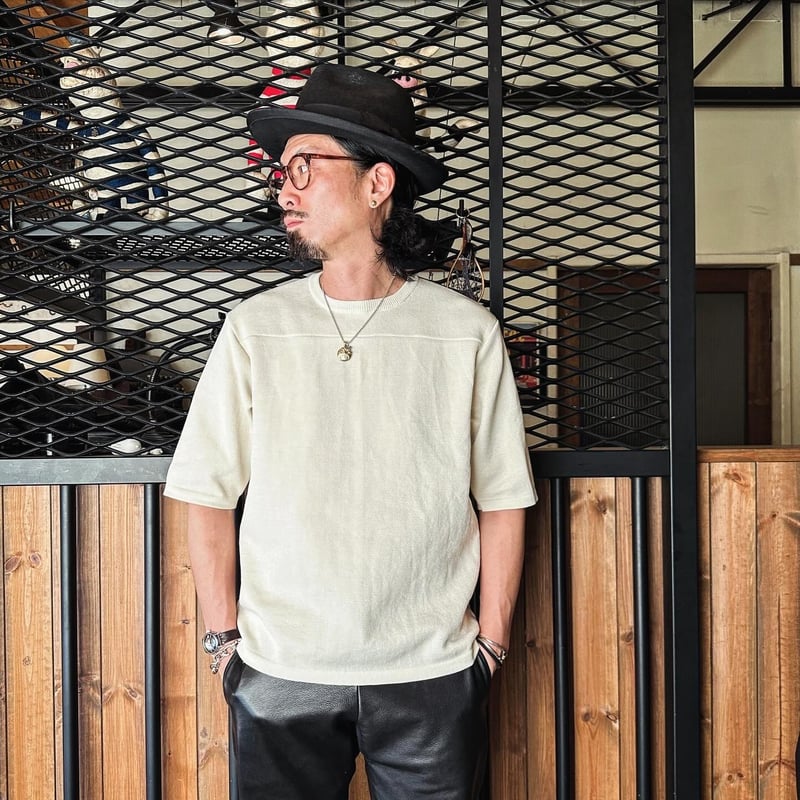 MOSSIR(モシール)【Rodgrrs / football Knit TEE】 (FIN