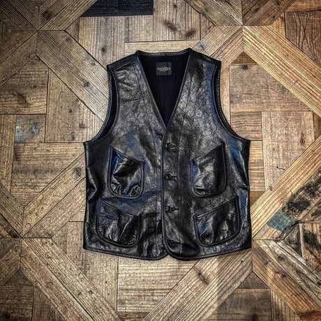 FINE CREEK ＆CO 【Jefferson / ｼﾞｪﾌｧｰｿﾝ】 ﾚｻﾞｰﾍﾞｽﾄ（BLACK)