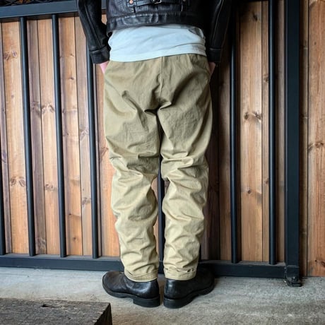 CWORKS 【Falk/Two Tuck Chino Work Pants】