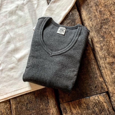 HIGHWAY NINE ハイウェイナイン V-NECK RIB L/S Tee(5005)
