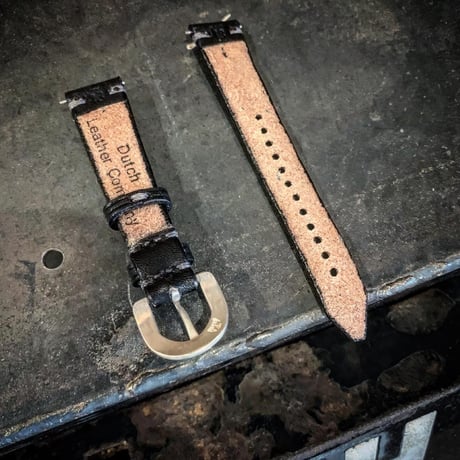 Dutch Leather Company ×  MASAYOSHI Watch belt【BLACK series】