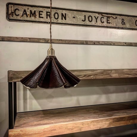Dutch Leather Company pendant light shade