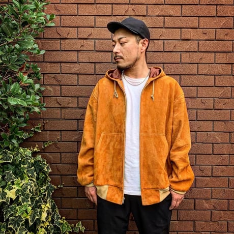 CWORKS【Crispy / ｸﾘｽﾋﾟｰ 】Deer suede (CAMEL)(FINE CREEK )