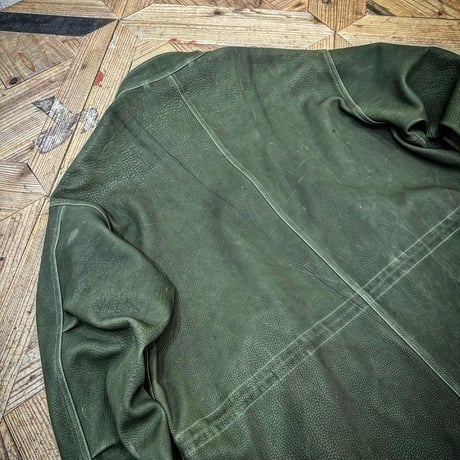 CWORKS【Ltail / ﾙﾃｰﾙ】Leather M65 fishtail（OLIVE）(FINE CREEK ) 2025年10月末～2026年6月末入荷予定！！ご予約