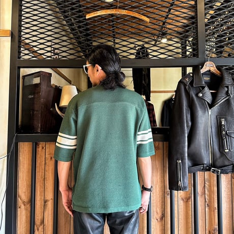 MOSSIR(モシール)【Santa Clara / football  Knit TEE】 (FINE CREEK )