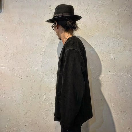 CWORKS【Biscuits / ﾋﾞｽｹｯﾂ】Deer suede (BLACK)(FINE CREEK )