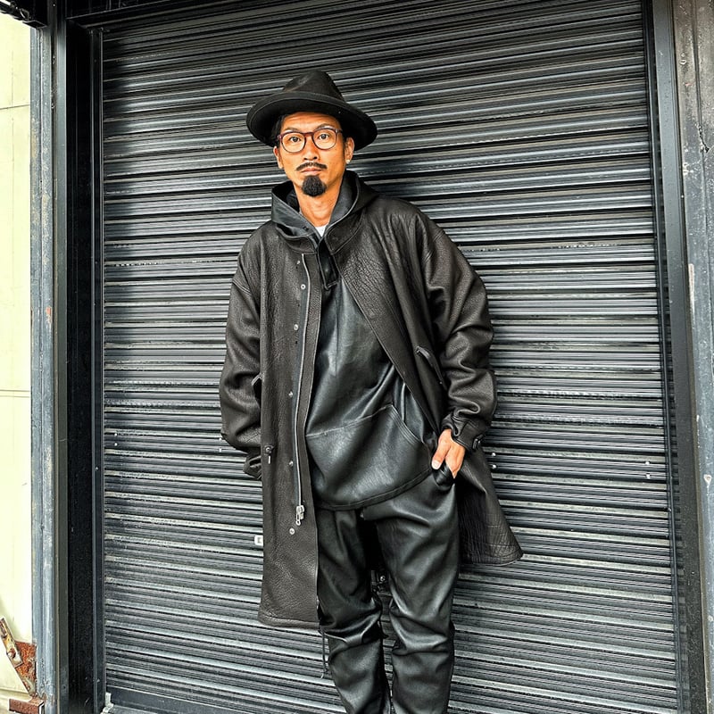 MOSSIR 【Lesley / ﾚｲﾘｰ】stretch leather parker (ﾌ