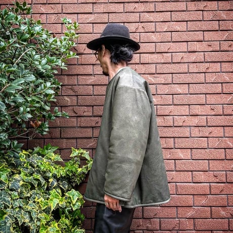 CWORKS【Lin /ﾘﾝ】Leather M65用 liner（OLIVE）(FINE CREEK )