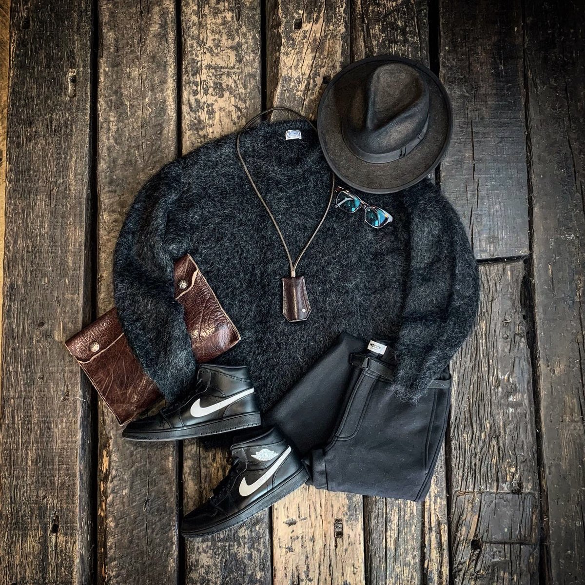 CWORKS 【Right /Mohair Knit】 (FINE CREEK ) | ・ 