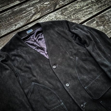 CWORKS【Biscuits / ﾋﾞｽｹｯﾂ】Deer suede (BLACK)(FINE CREEK )