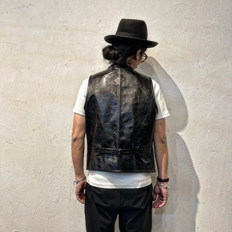 FINE CREEK ＆CO 【Jefferson / ｼﾞｪﾌｧｰｿﾝ】 ﾚｻﾞｰﾍﾞｽﾄ（BLACK)