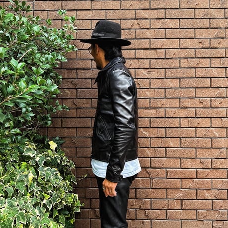 FINE CREEK ＆CO【Rosen jacket / ﾛｰｾﾞﾝｼﾞｬｹｯﾄ】 zip cossack (horse) BLACK
