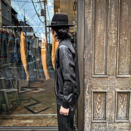 MOSSIR【Lay /ﾚｲ】washable leather track jacket (ﾌｧｲﾝｸﾘｰｸ)