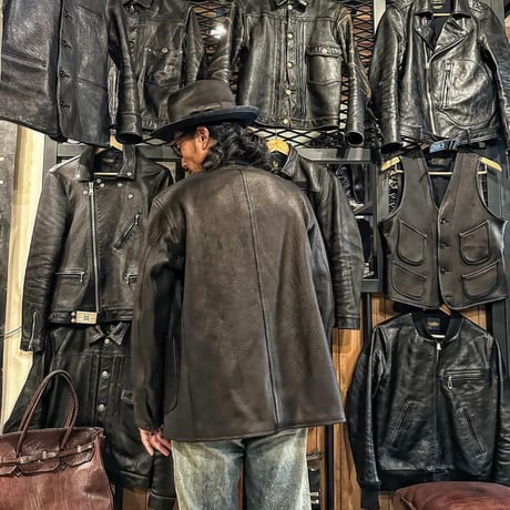 CWORKS【Load  / ﾛｰﾄﾞ】Deer leather coverall (FINE CREEK)