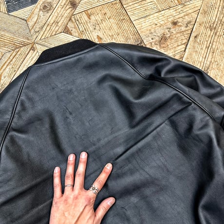 MOSSIR【MALCOM / ﾏﾙｺﾑ】waterproof leather Award jacket (ﾌｧｲﾝｸﾘｰｸ) 2026年2月末～2026年10月末入荷予定！！