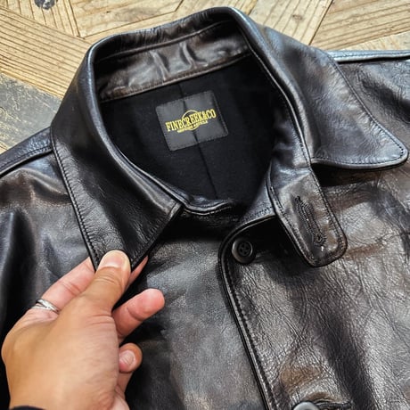 FINE CREEK ＆CO【Drifter / ﾄﾞﾘﾌﾀｰ】 car coat (horse) BLACK