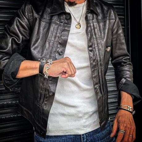 Dutch Leather Company ×  MASAYOSHI Watch belt【BLACK series】