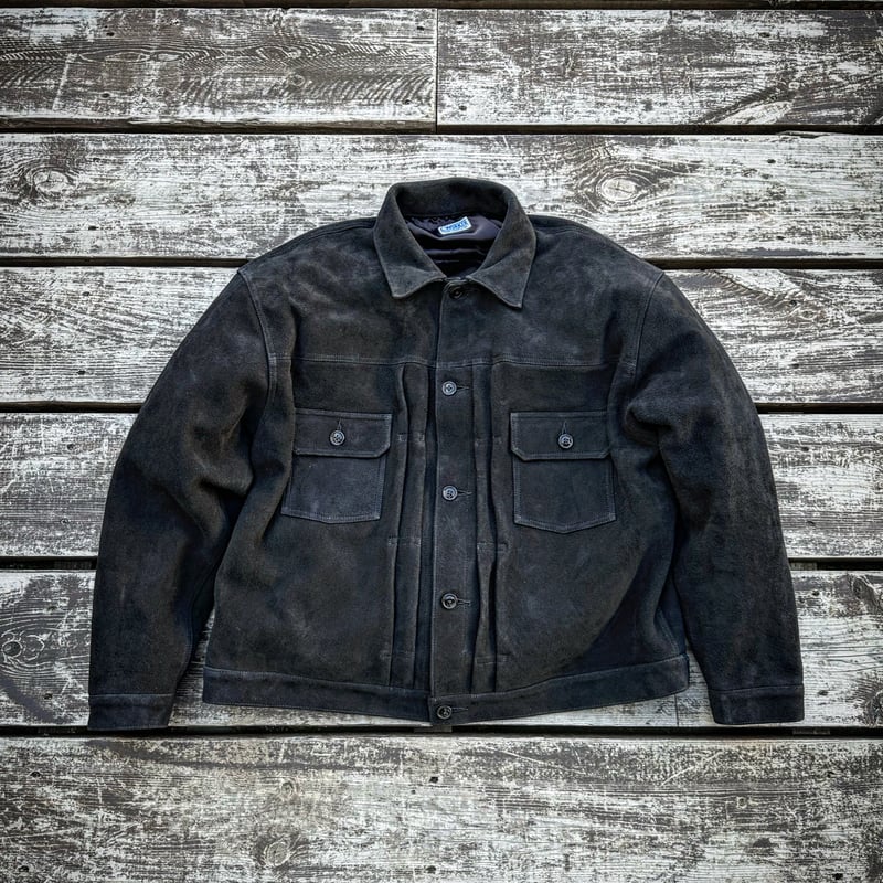 CWORKS【Kernel / ｶｰﾈﾙ】Deer suede(BLACK)(FINE CR