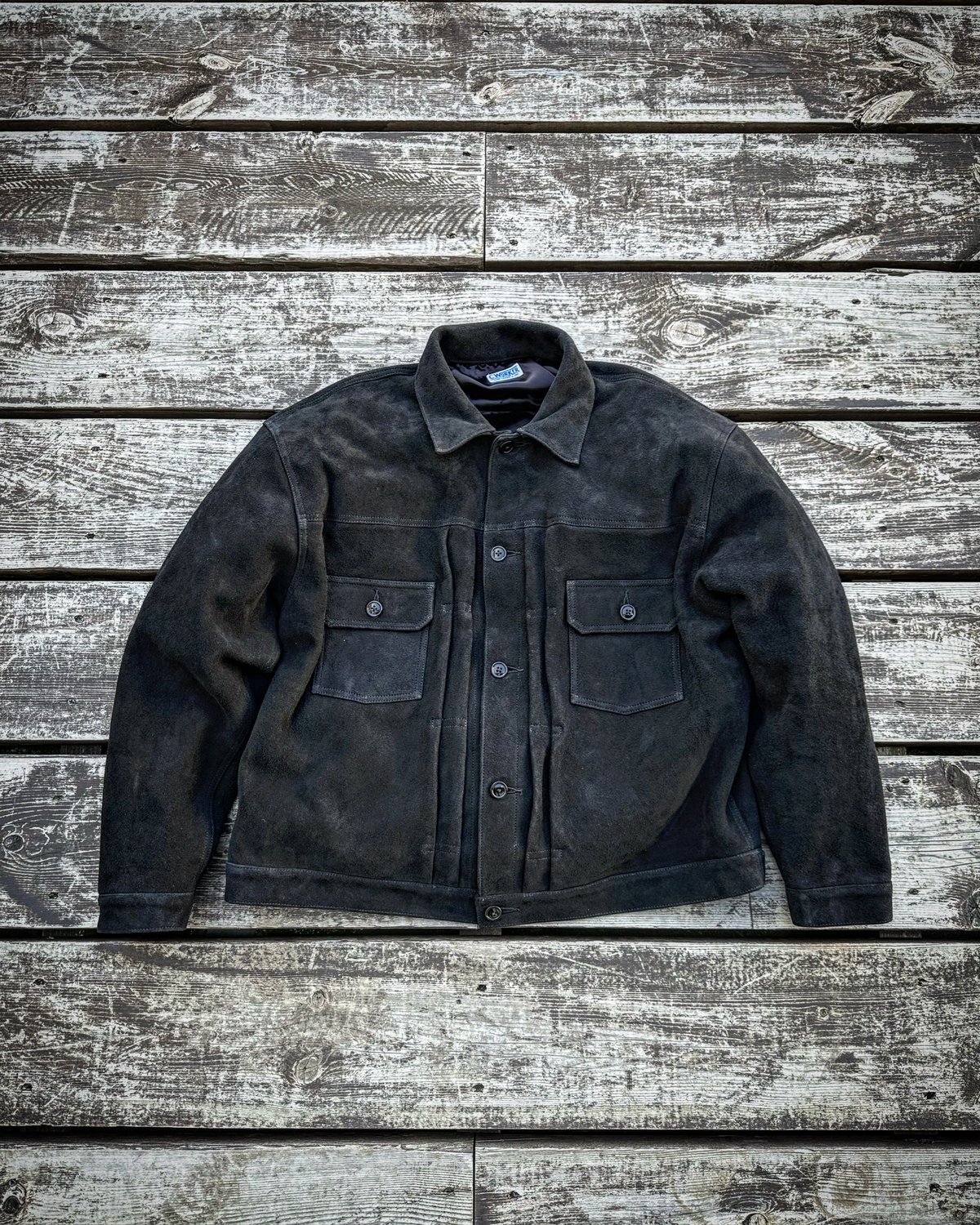 CWORKS【Kernel / ｶｰﾈﾙ】Deer suede(BLACK)(FINE CR